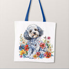 TOTE Floral Poodle Fabric Bag Panel TP-723
