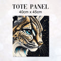 TOTE Golden Lynx Fabric Bag Panel TP-734