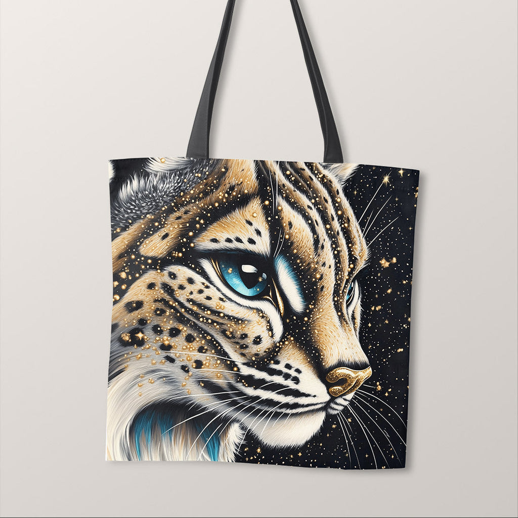 TOTE Golden Lynx Fabric Bag Panel TP-734