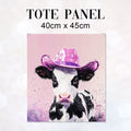 TOTE Party Cow Fabric Bag Panel TP-744