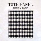TOTE CO-ORD Sunflower Highland Cow Fabric Bag Panel TP-755
