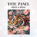 TOTE Sleeping Tiger 1 Fabric Bag Panel TP-766