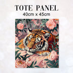 TOTE Sleeping Tiger 1 Fabric Bag Panel TP-766