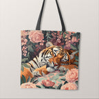 TOTE Sleeping Tiger 2 Fabric Bag Panel TP-767