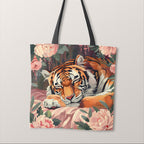 TOTE Sleeping Tiger 3 Fabric Bag Panel TP-769