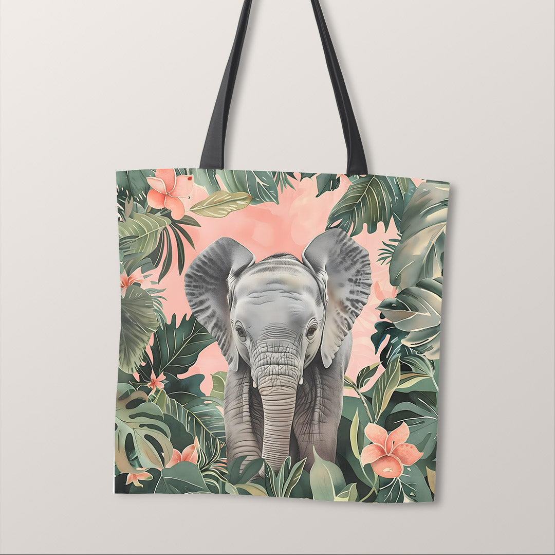 TOTE Elephant Fabric Bag Panel TP-776