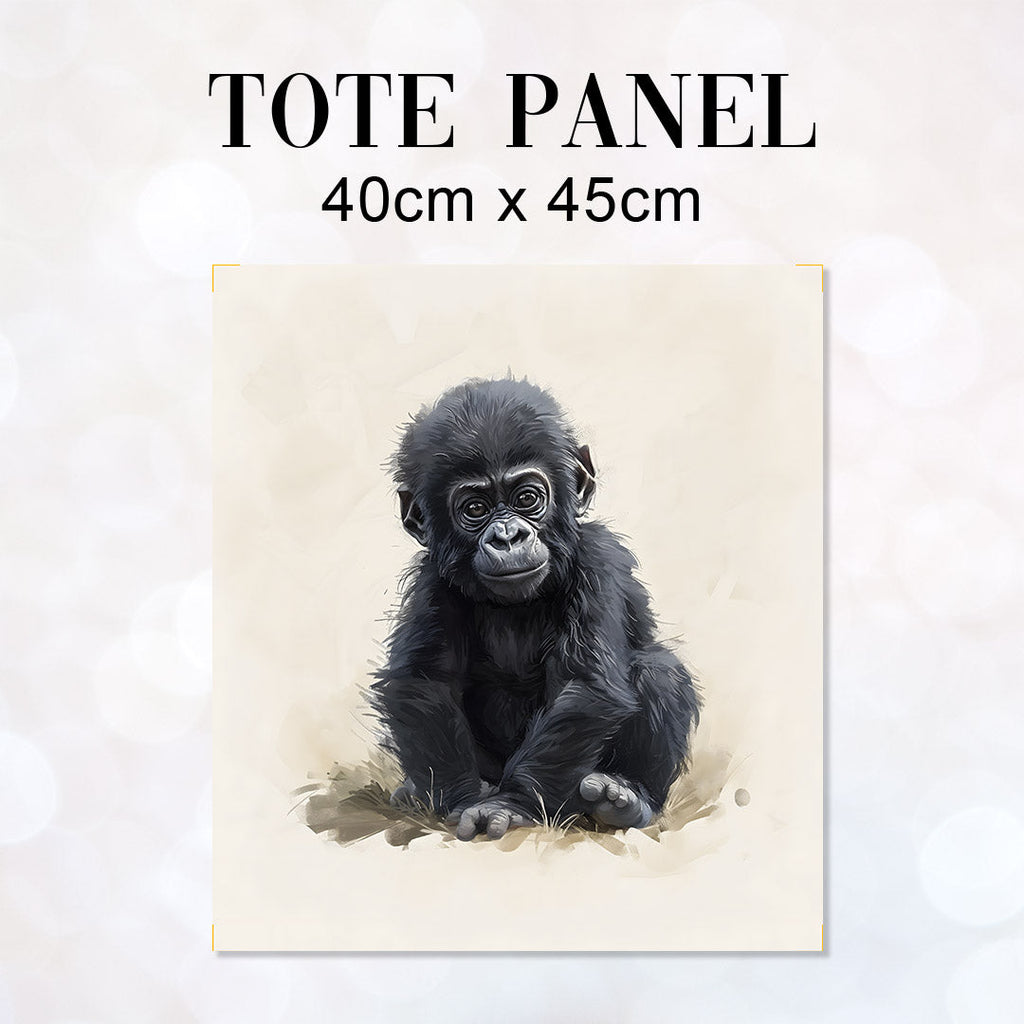 TOTE Baby Gorilla Fabric Bag Panel TP-777