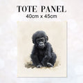 TOTE Baby Gorilla Fabric Bag Panel TP-777