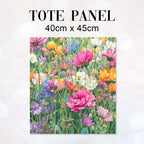 TOTE Summer Meadow Fabric Bag Panel TP-779