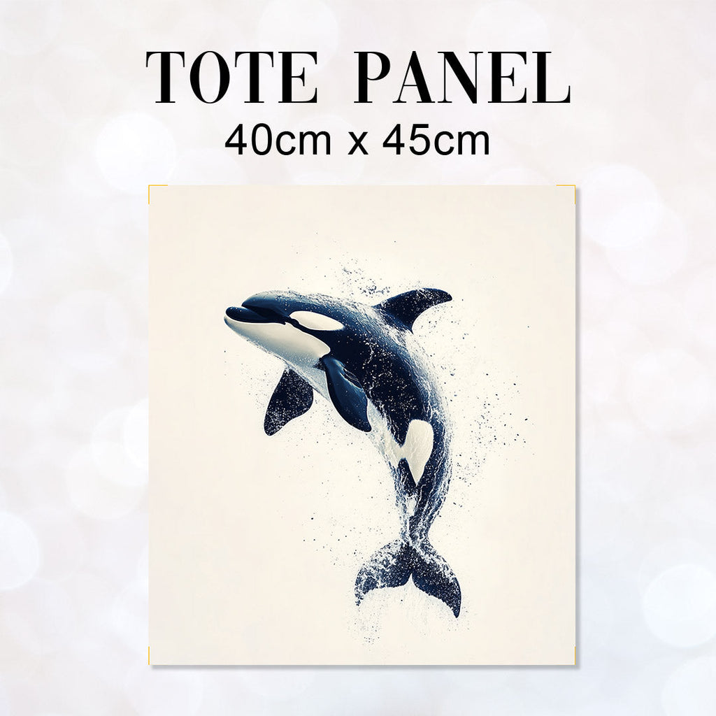 TOTE Orca Splash Fabric Bag Panel TP-782