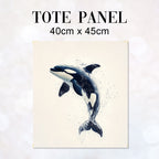 TOTE Orca Splash Fabric Bag Panel TP-782