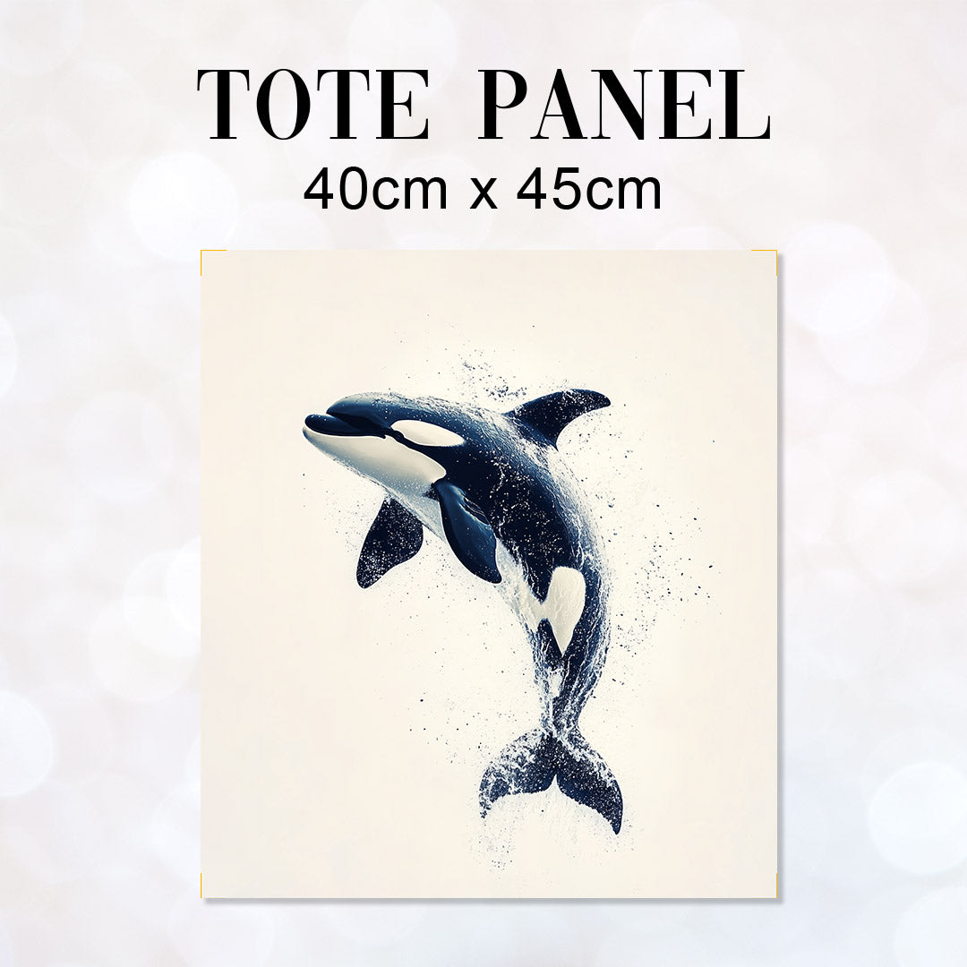 TOTE Orca Splash Fabric Bag Panel TP-782
