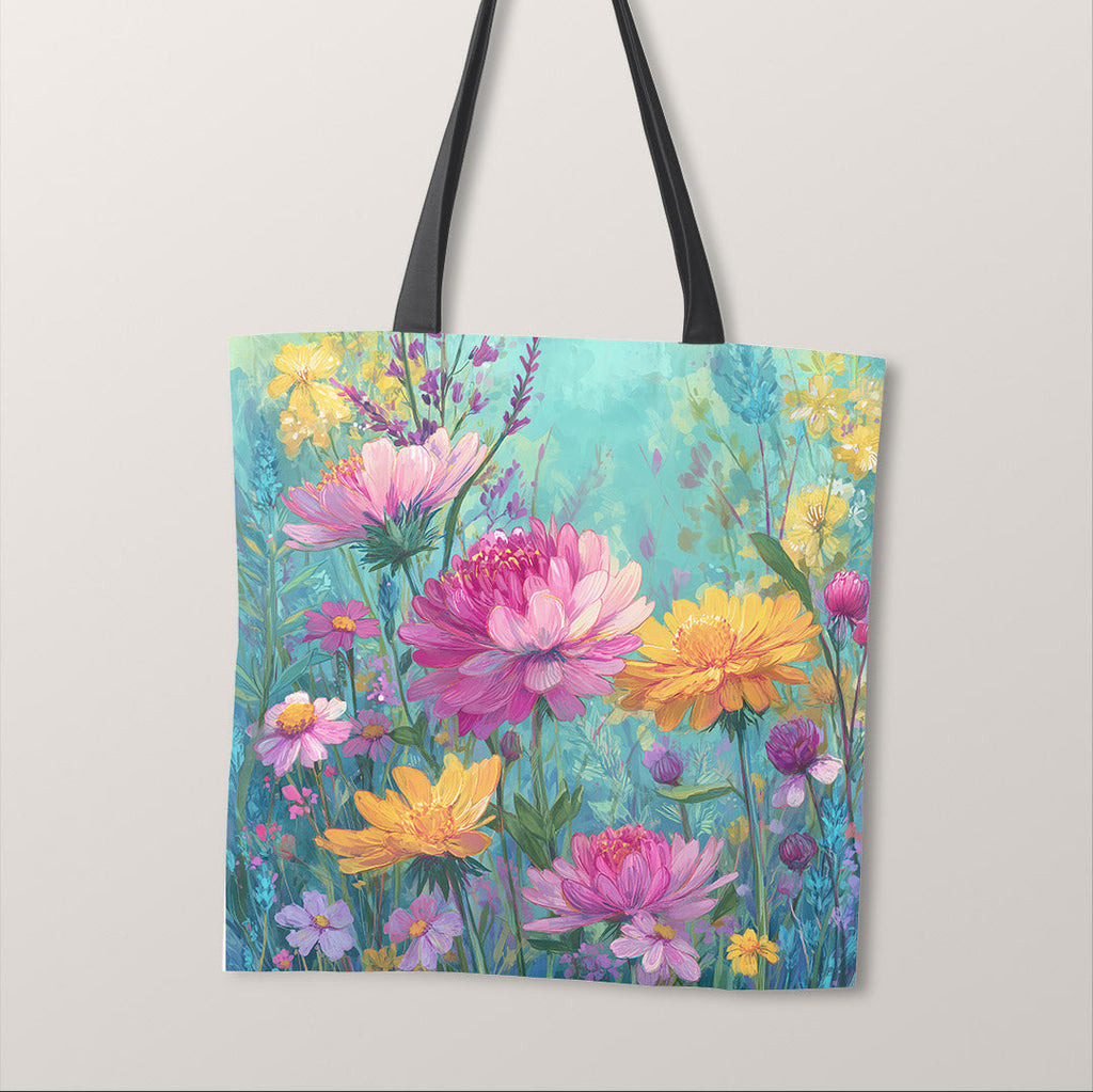 TOTE Summer Flowers Fabric Bag Panel TP-783