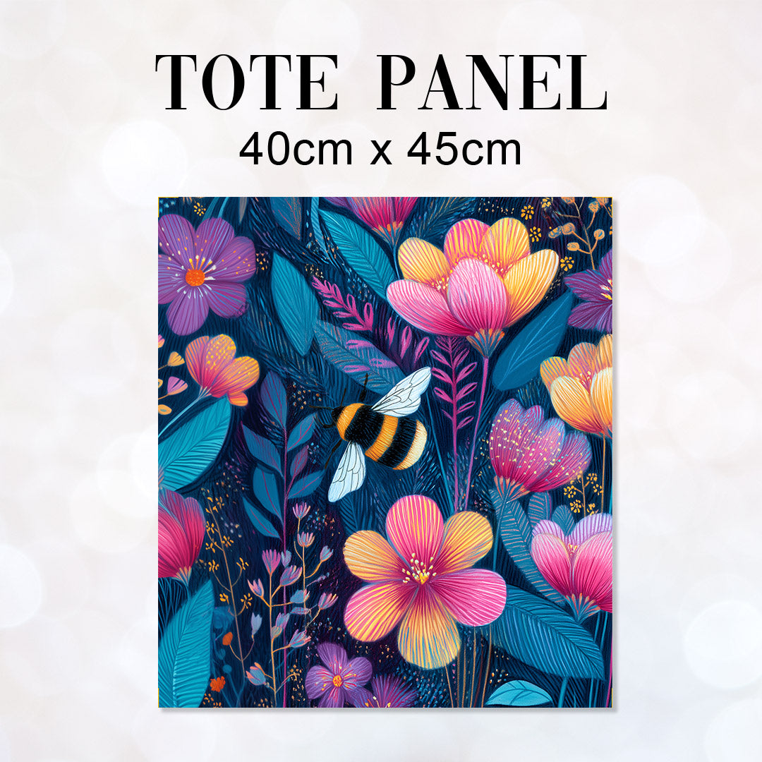TOTE Midnight Meadow Fabric Bag Panel TP-785