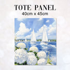 TOTE Sailing Boats Fabric Bag Panel TP-788