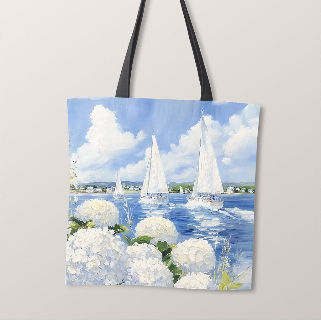 TOTE Sailing Boats Fabric Bag Panel TP-788