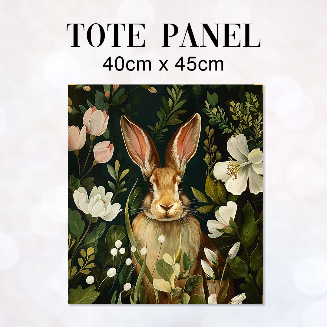 TOTE Majestic Hare Fabric Bag Panel TP-796