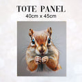 TOTE Chipmunk Fabric Bag Panel TP-798