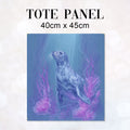 TOTE Lavender Seal Fabric Bag Panel TP-802
