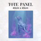 TOTE Lavender Seal Fabric Bag Panel TP-802