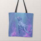 TOTE Lavender Seal Fabric Bag Panel TP-802