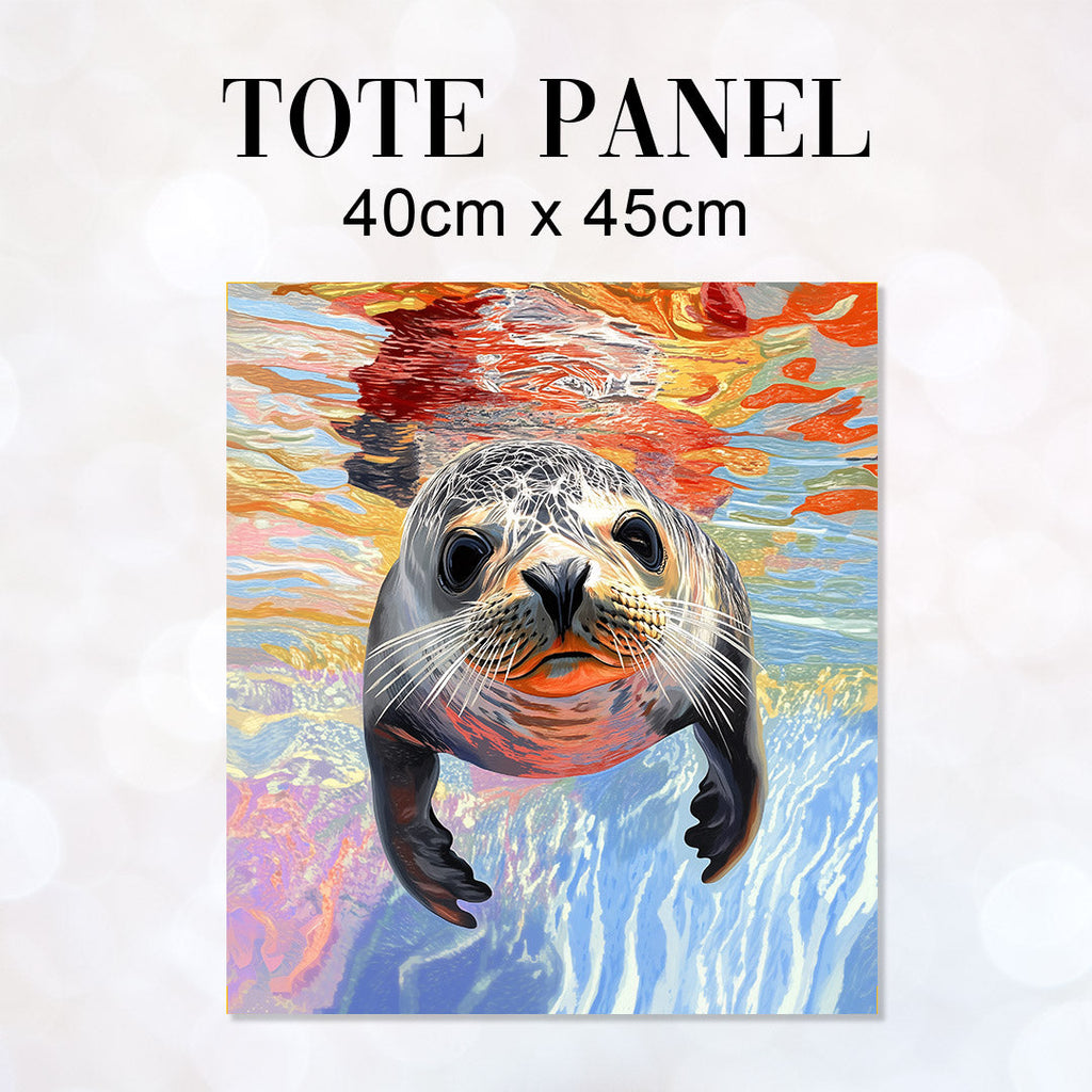 TOTE Courious Seal Fabric Bag Panel TP-805