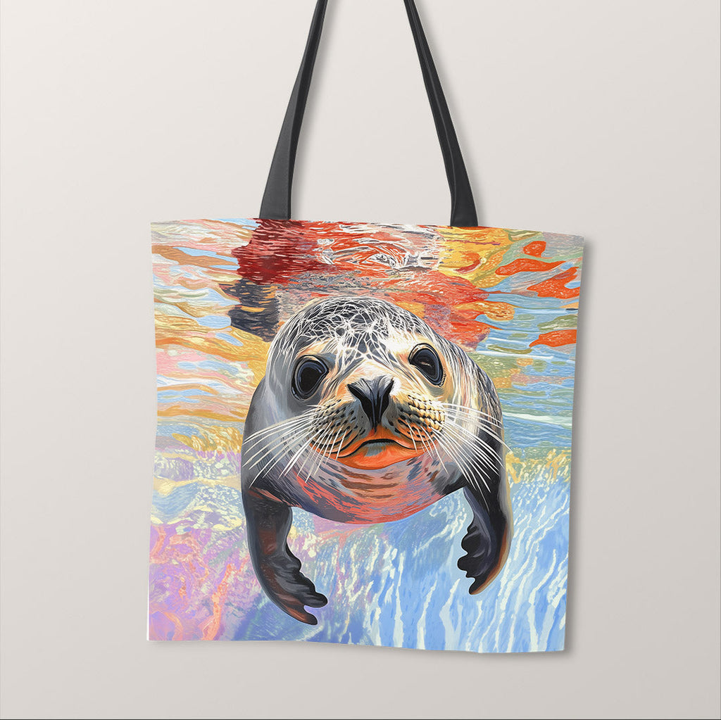 TOTE Courious Seal Fabric Bag Panel TP-805