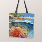 TOTE Tropical Reef Fabric Bag Panel TP-809