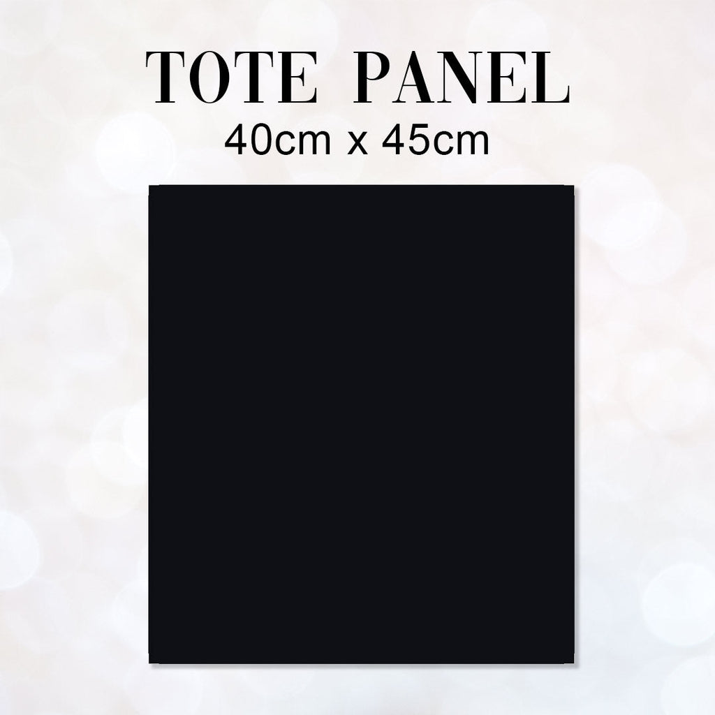 TOTE CO-ORD Floral Black and Tan King Charles Cavalier TP-81 Fabric Bag Panel