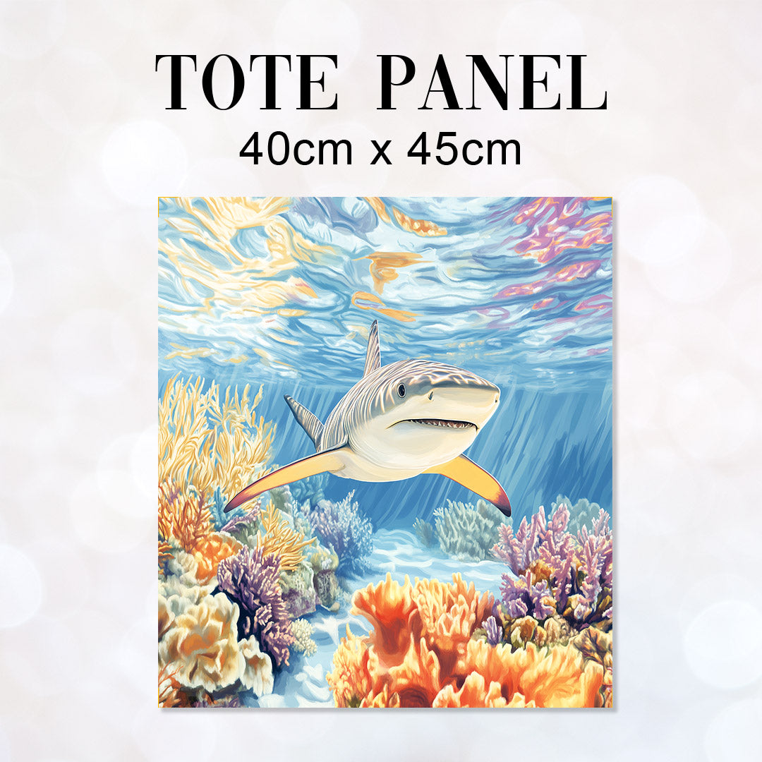 TOTE Shark Fabric Bag Panel TP-810