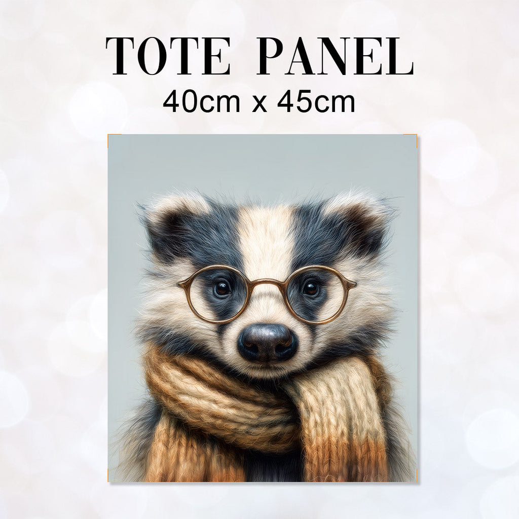 TOTE Panel Badger with a Woolly Scarf TP-871