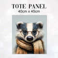 TOTE Panel Badger with a Woolly Scarf TP-871