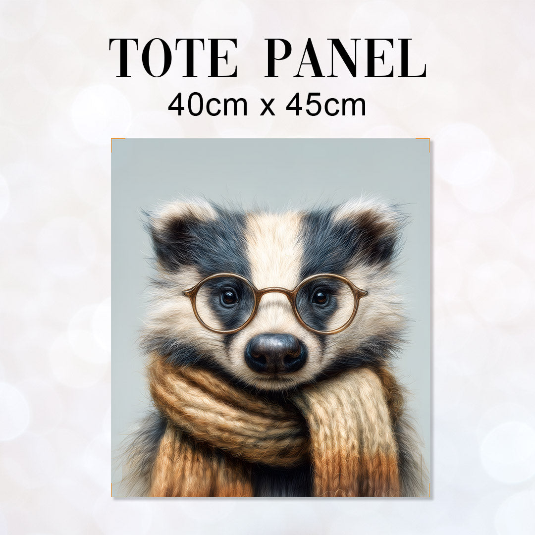 TOTE Panel Badger with a Woolly Scarf TP-871