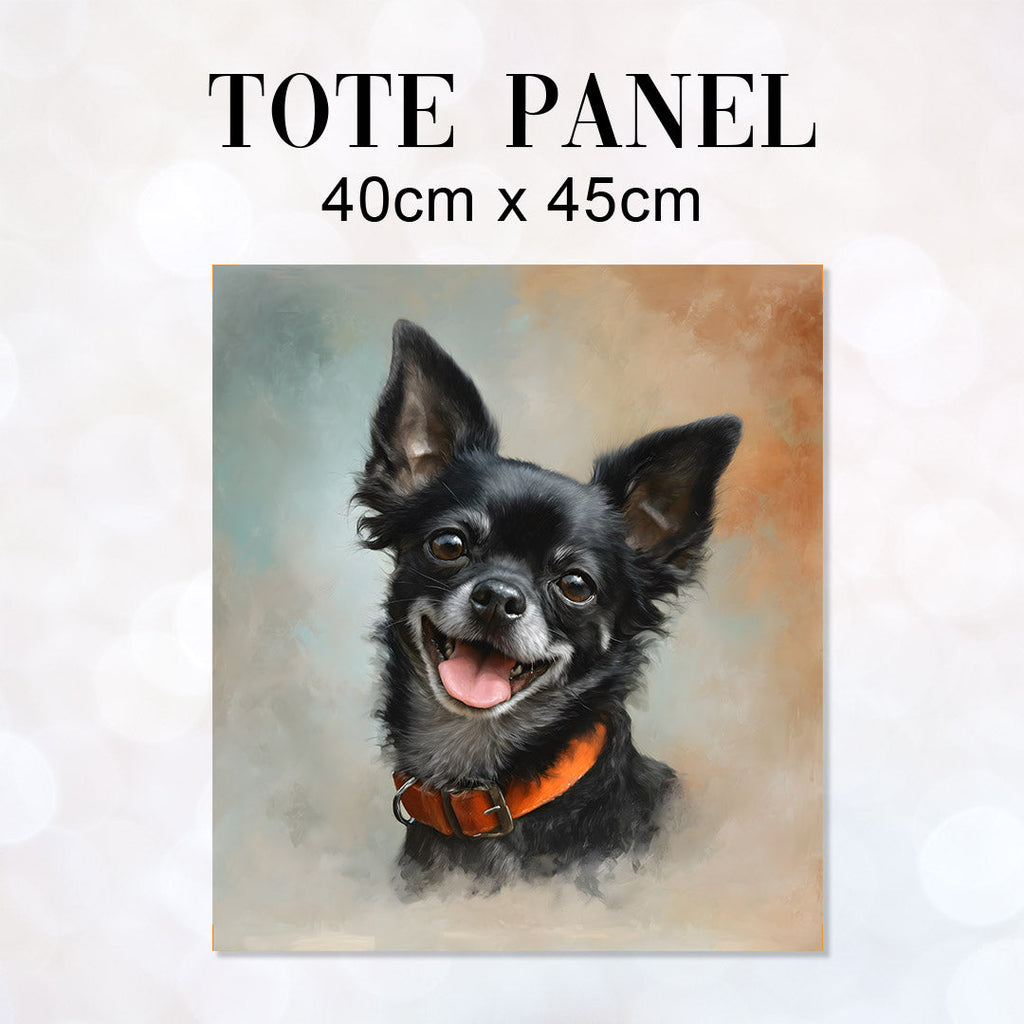 TOTE Panel Black Chihuahua TP-872