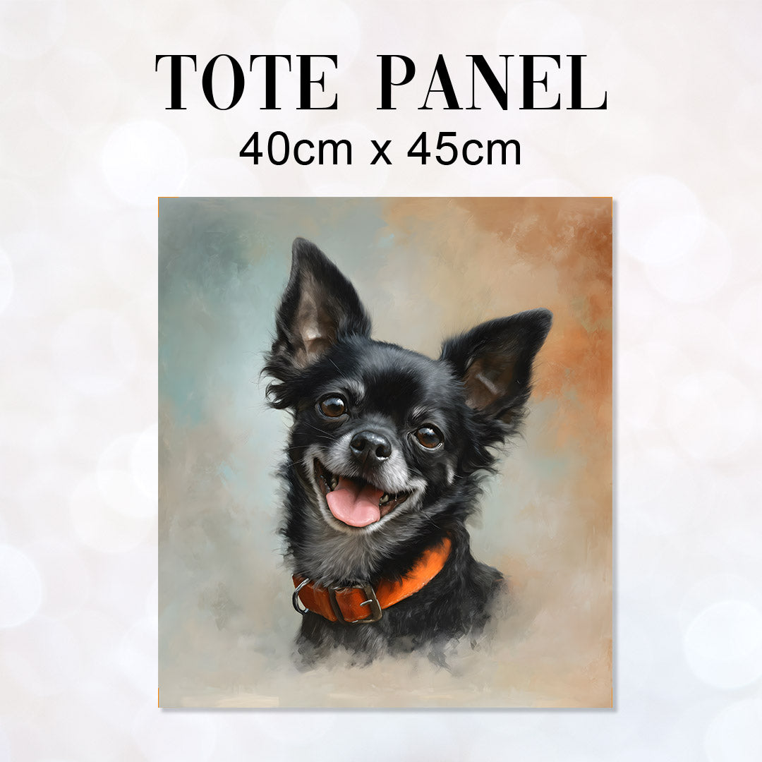 TOTE Panel Black Chihuahua TP-872