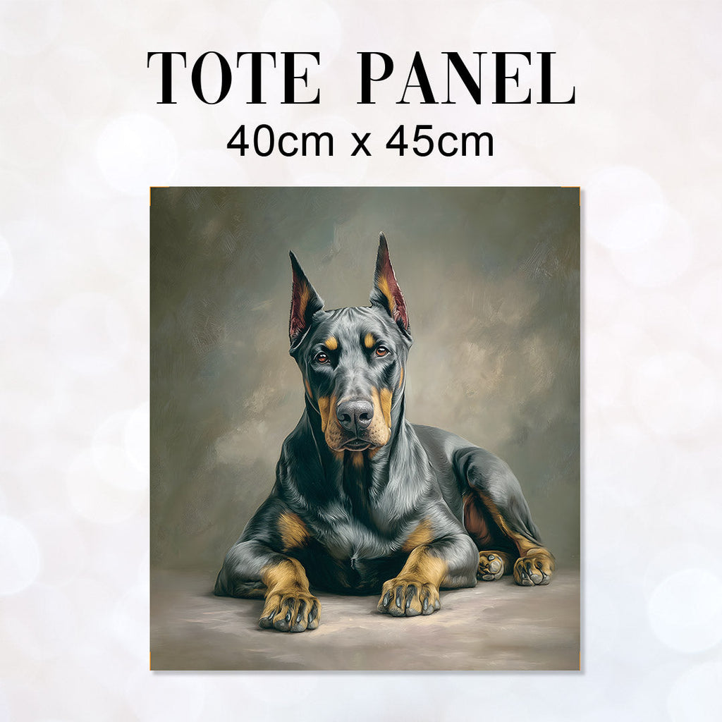 TOTE Panel Dobermann Portrait TP-874