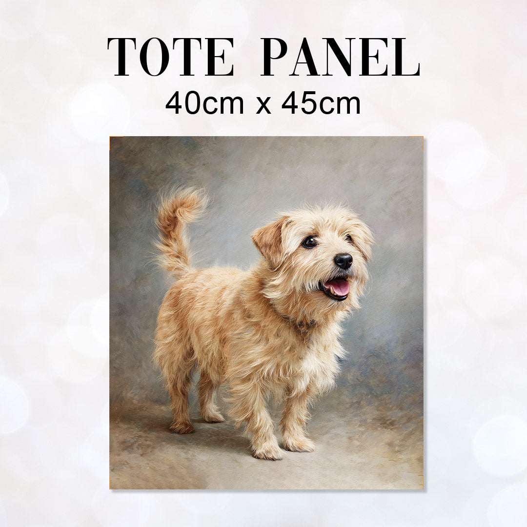 TOTE Panel Cream Norfolk Terrier TP-875