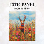 TOTE Felted Stag TP-82 Fabric Bag Panel