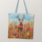 TOTE Felted Stag TP-82 Fabric Bag Panel
