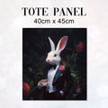 TOTE Panel White Rabbit Drinking Tea TP-893