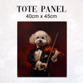 TOTE Panel Poodle Violinist TP-897