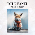 TOTE Panel Fox in a Scarf TP-918