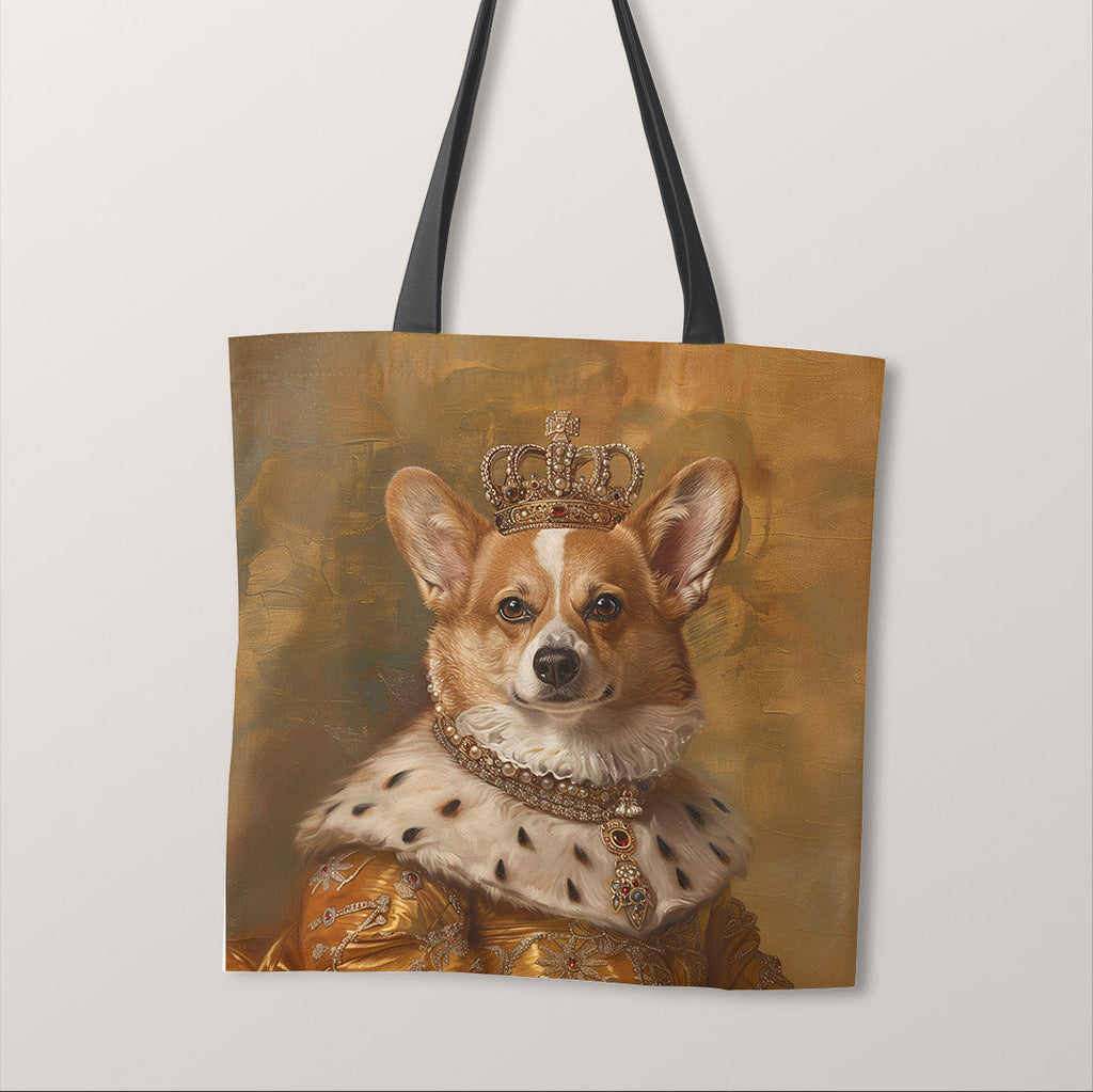 TOTE Panel Corgi Queen TP-923