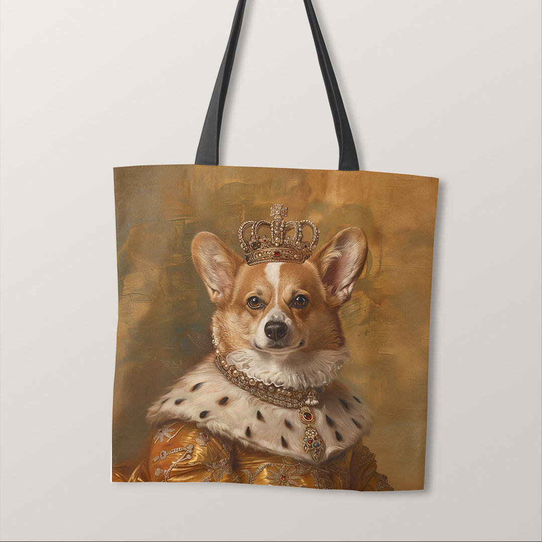 TOTE Panel Corgi Queen TP-923
