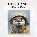 TOTE Panel Otter in a Raincoat Hat TP-925