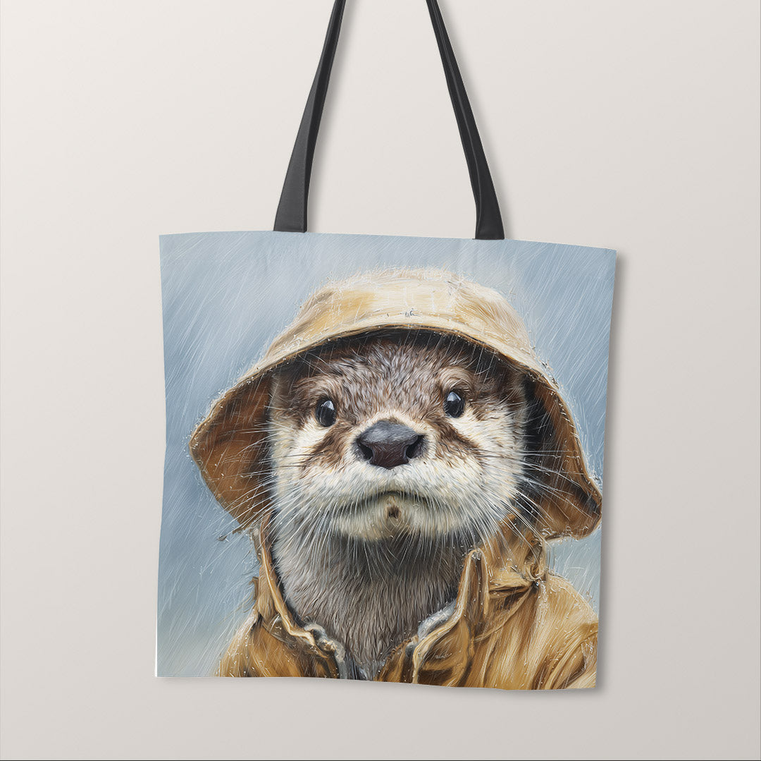 TOTE Panel Otter in a Raincoat Hat TP-925