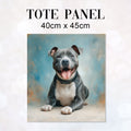 TOTE Panel Grey Staffordshire Bull Terrier TP-901