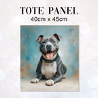 TOTE Panel Grey Staffordshire Bull Terrier TP-901