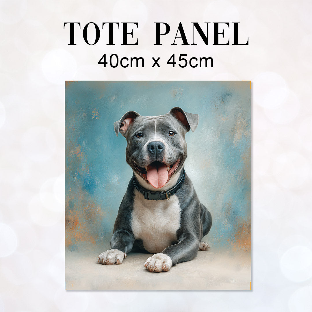 TOTE Panel Grey Staffordshire Bull Terrier TP-901
