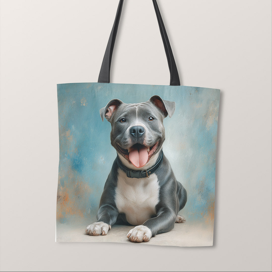 TOTE Panel Grey Staffordshire Bull Terrier TP-901